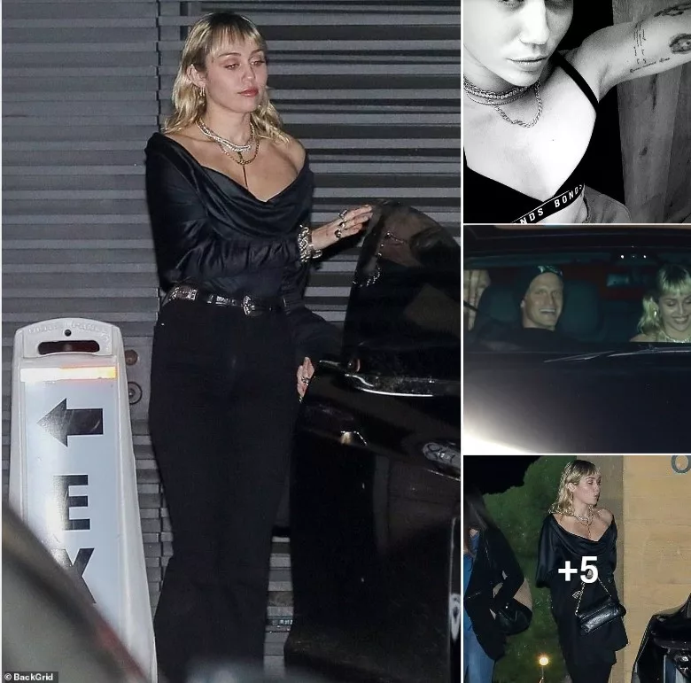 “Malibu Sushi Date: Miley Cyrus Flaunts Chic Black Attire with Cody Simpson and his Mother”