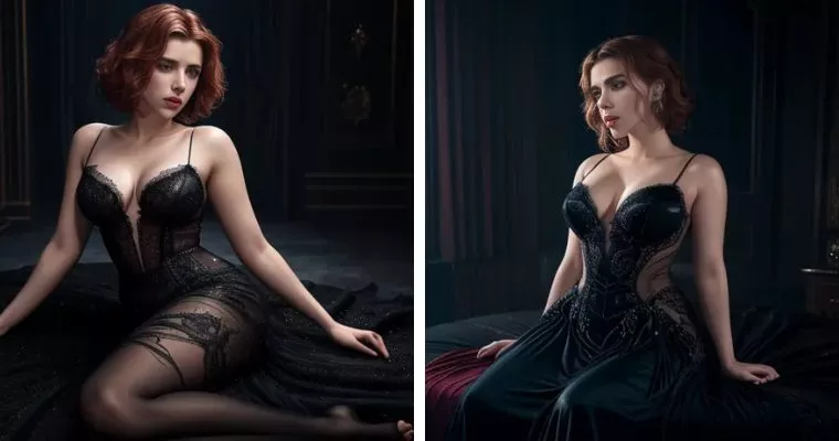 Mesmerizing in Black: Scarlett Johansson’s Effortless Elegance and Allure