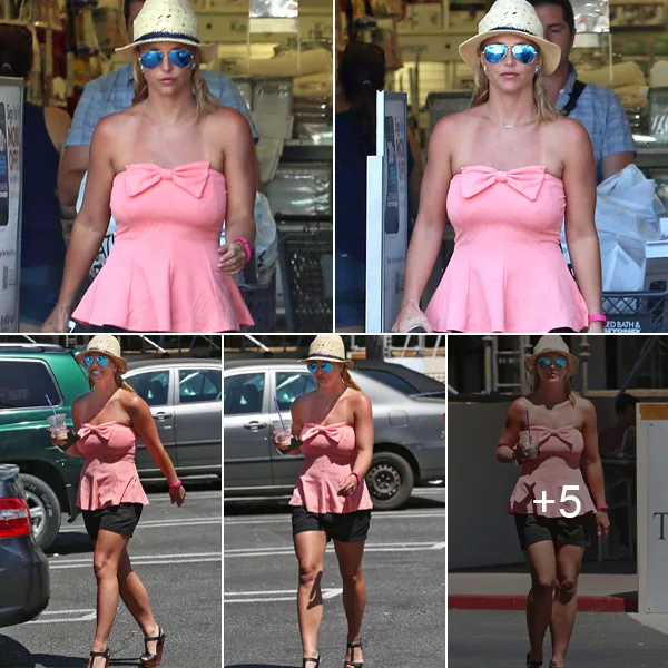 Radiant Britney Spears Spreads Happiness While Leaving a Coffee Spot in Thousand Oaks